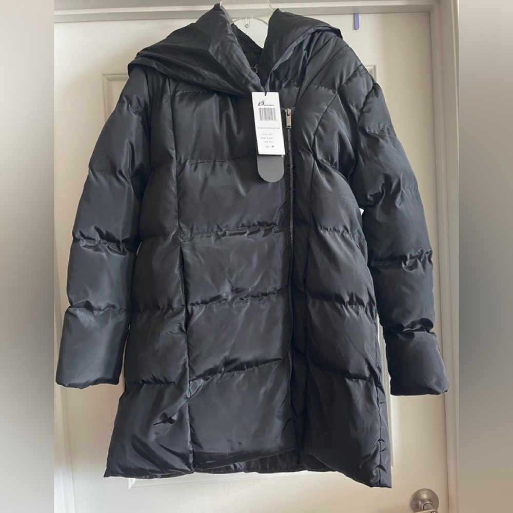 Assy Bubble Coat with convertible collar to hood